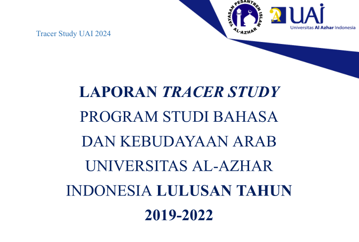 Laporan Tracers Study Program Studi Bahasa dan Kebudayaan Arab